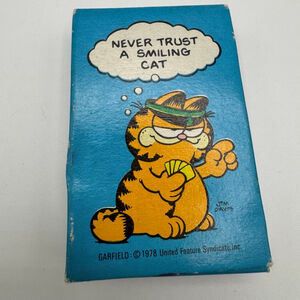 Vintage 1978 Garfield mini playing card deck